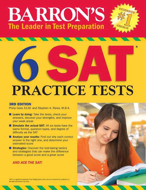 6 SAT Practice Tests (Barron's Test Prep)