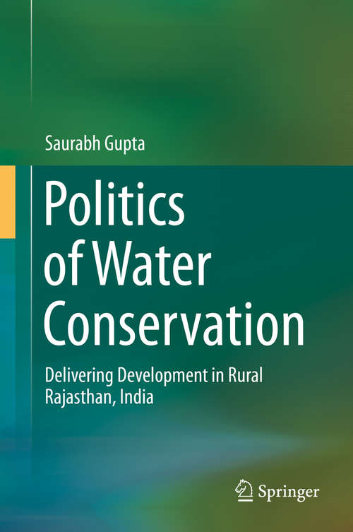 Book cover of Politics of Water Conservation