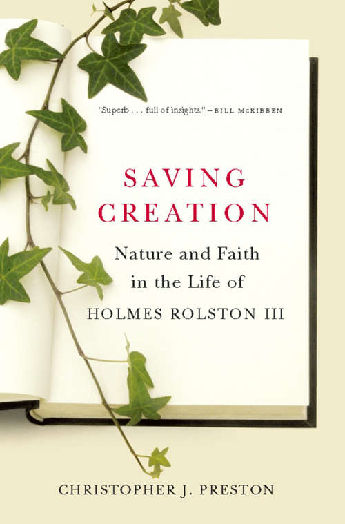 Book cover of Saving Creation