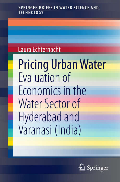 Book cover of Pricing Urban Water