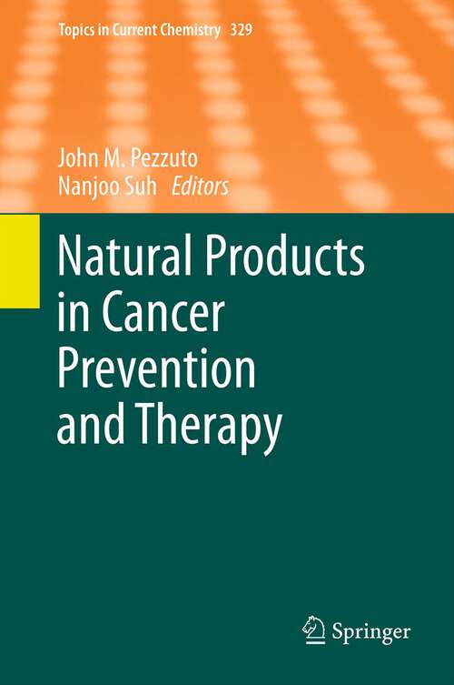 Book cover of Natural Products in Cancer Prevention and Therapy