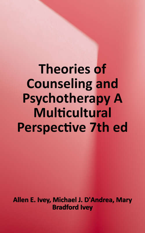 Book cover of Theories of Counseling and Psychotherapy: A Multicultural Perspective (7)