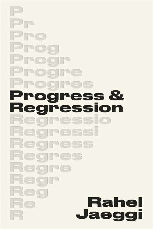 Book cover of Progress and Regression