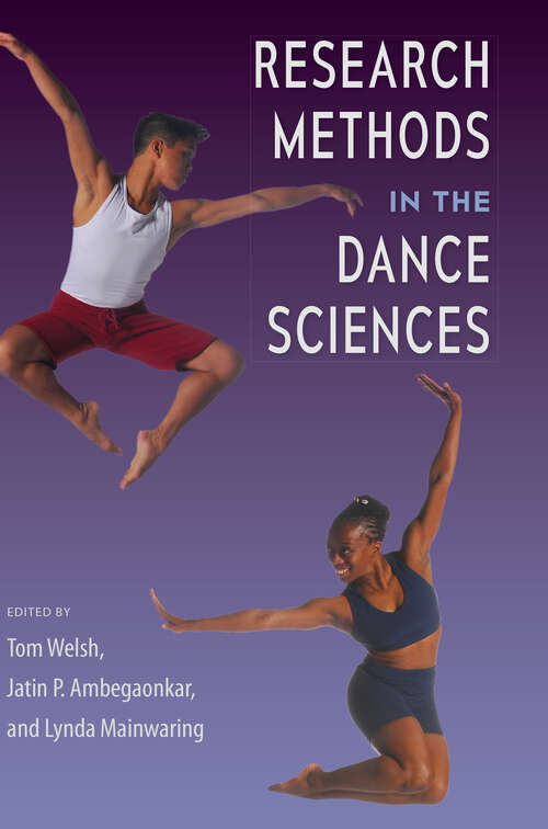 Book cover of Research Methods in the Dance Sciences