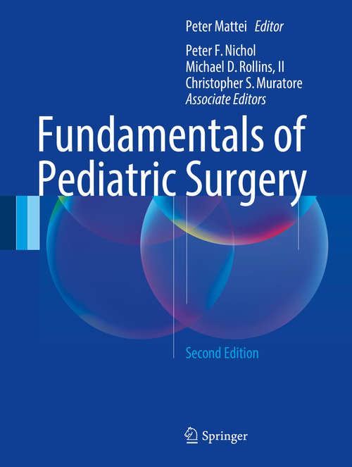Book cover of Fundamentals of Pediatric Surgery