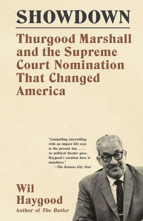 Book cover of Showdown: Thurgood Marshall and the Supreme Court Nomination That Changed America