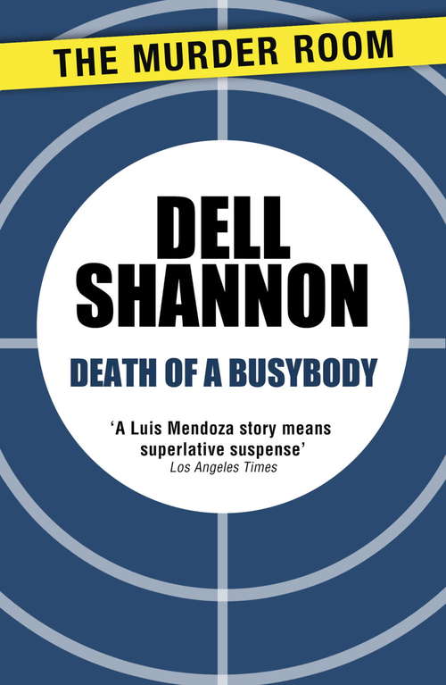 Book cover of Death of a Busybody