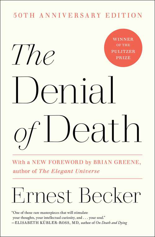 Book cover of The Denial of Death
