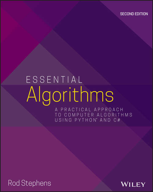 Book cover of Essential Algorithms: A Practical Approach to Computer Algorithms Using Python and C# (2)