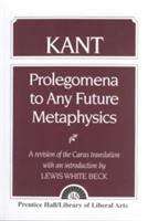 Book cover of Prolegomena to any Future Metaphysics