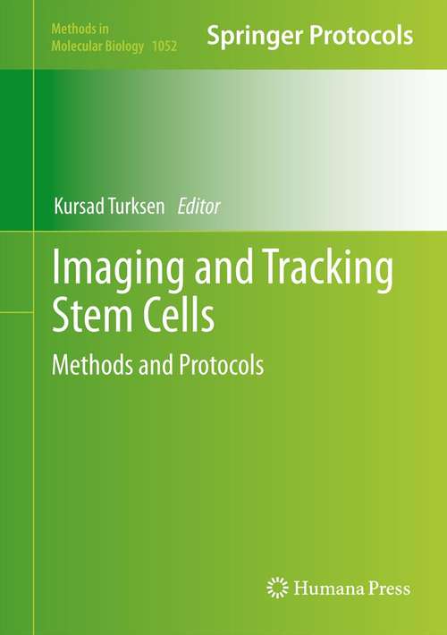 Book cover of Imaging and Tracking Stem Cells: Methods and Protocols