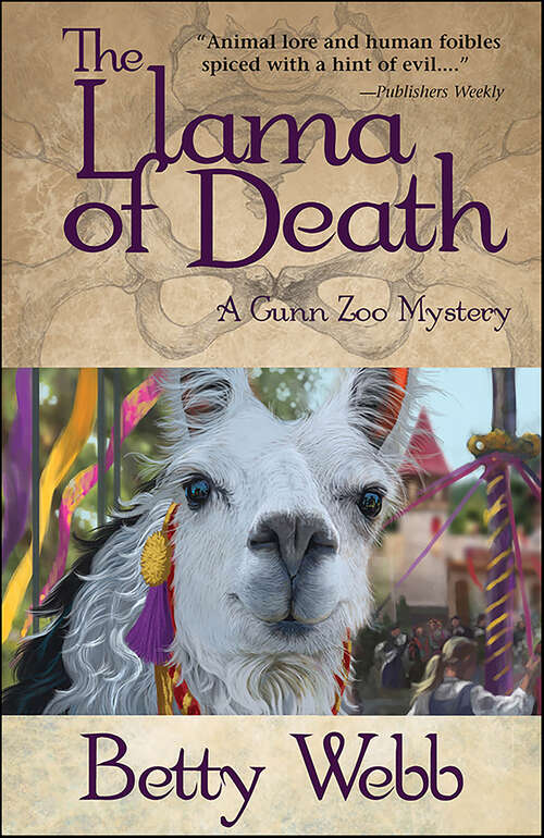Book cover of The Llama of Death: A Gunn Zoo Mystery (Gunn Zoo Series #3)