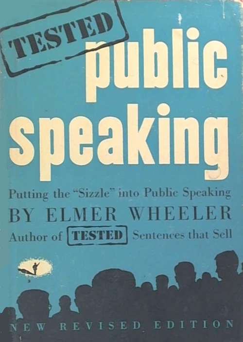 Book cover of Elmer Wheeler’s Tested Public Speaking [Second Edition]