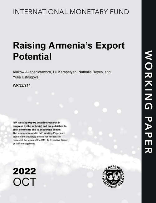 Book cover of Raising Armenia’s Export Potential (Imf Working Papers)