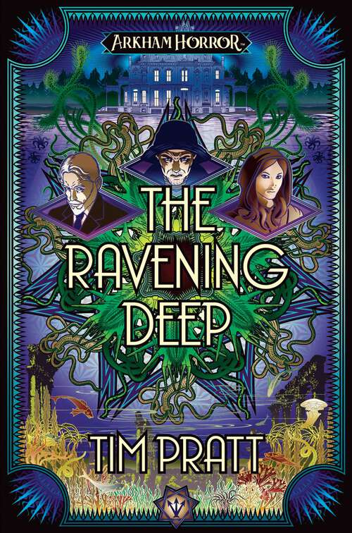 Book cover of The Ravening Deep: An Arkham Horror Novel (Ebook Original) (Arkham Horror)