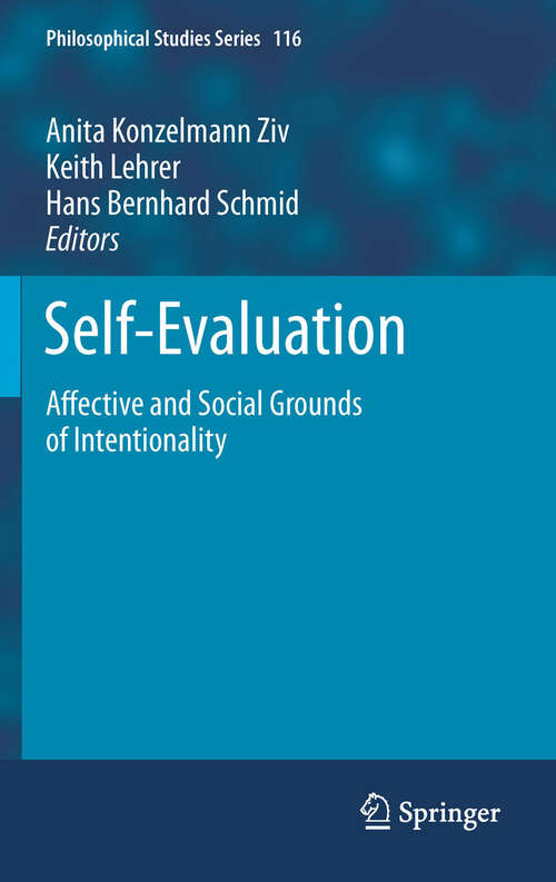 Book cover of Self-Evaluation