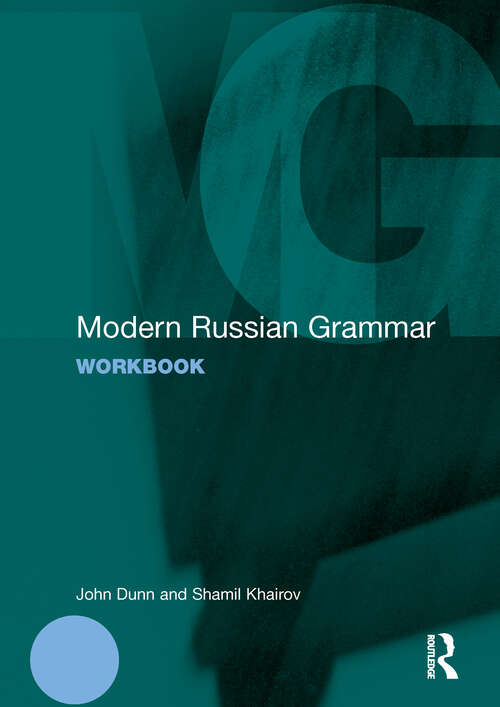 Book cover of Modern Russian Grammar Workbook (Modern Grammar Workbooks)
