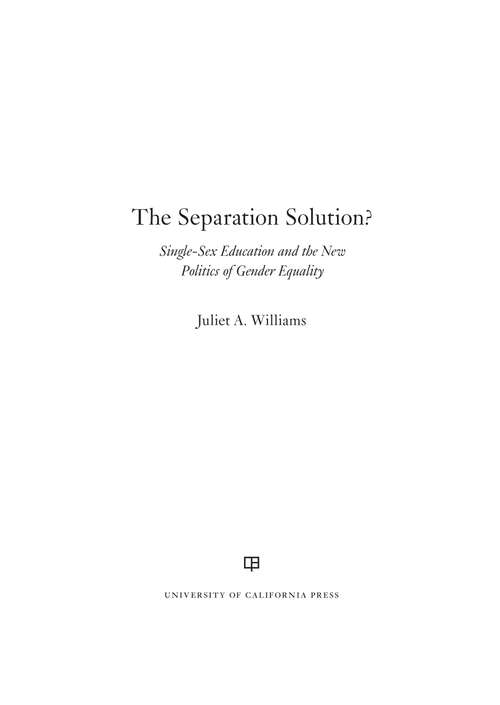 Book cover of The Separation Solution?