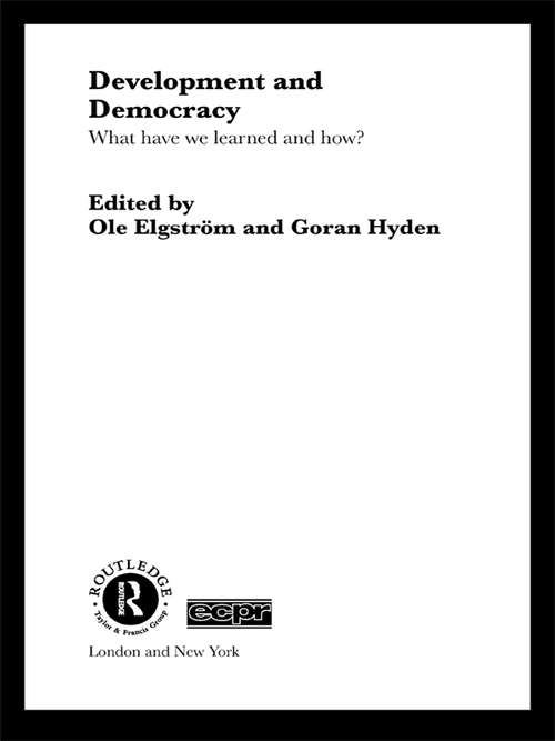Cover image of Development and Democracy