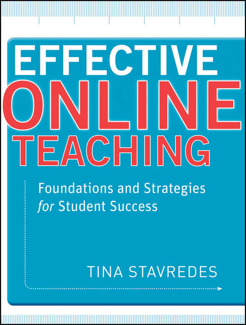 Book cover of Effective Online Teaching