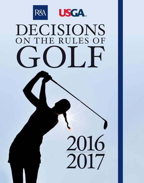 Book cover of Decisions on the Rules of Golf