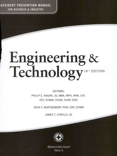 Book cover of Accident Prevention Manual for Business & Industry: Engineering & Technology (Fourteenth Edition)