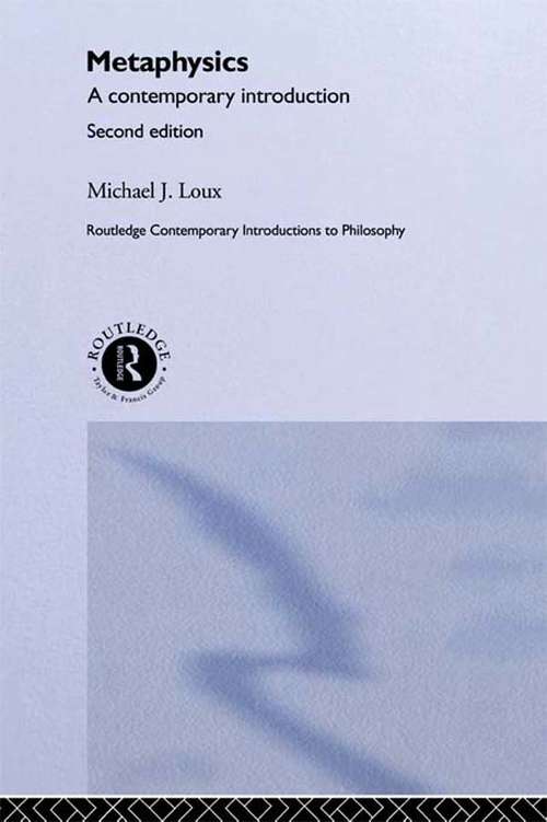 Book cover of Metaphysics: A Contemporary Introduction