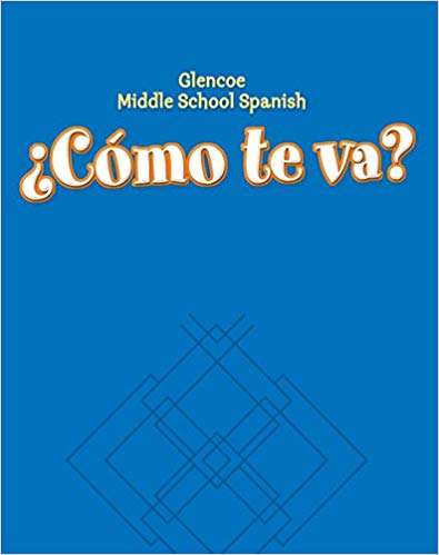 Book cover of ¿Cómo te va?, Level B, Workbook (Glencoe Middle School Spanish)
