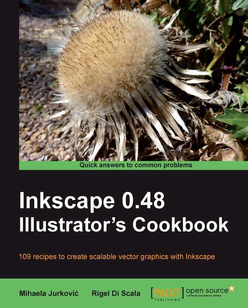Book cover of Inkscape 0.48 Illustrator's Cookbook