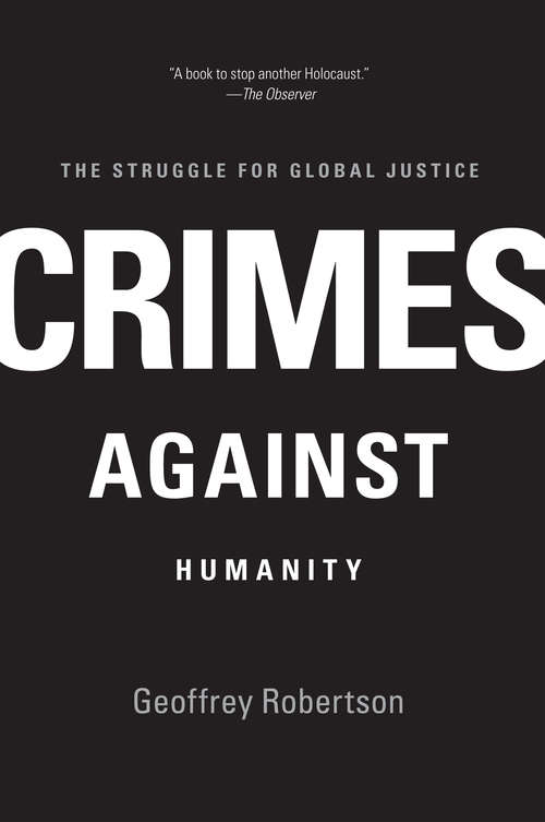Book cover of Crimes Against Humanity