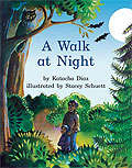 Book cover of A Walk at Night (Fountas & Pinnell LLI Green: Level G, Lesson 100)