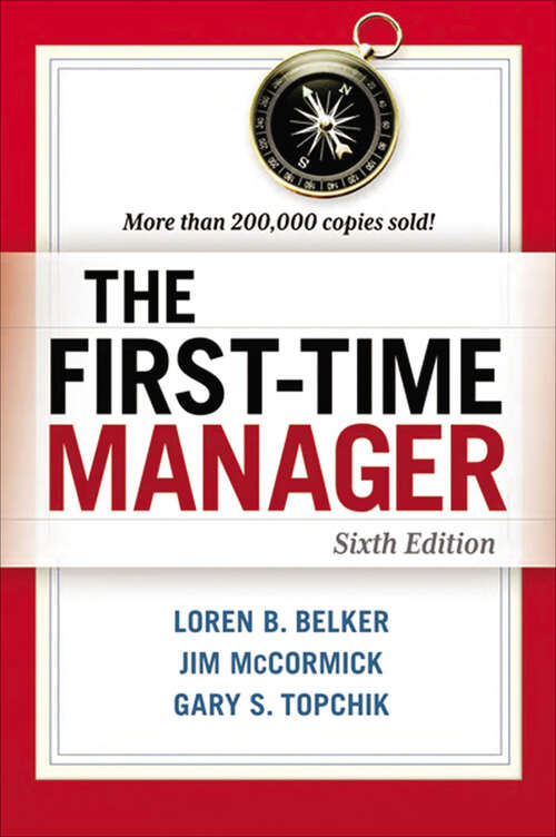 Book cover of The First-Time Manager