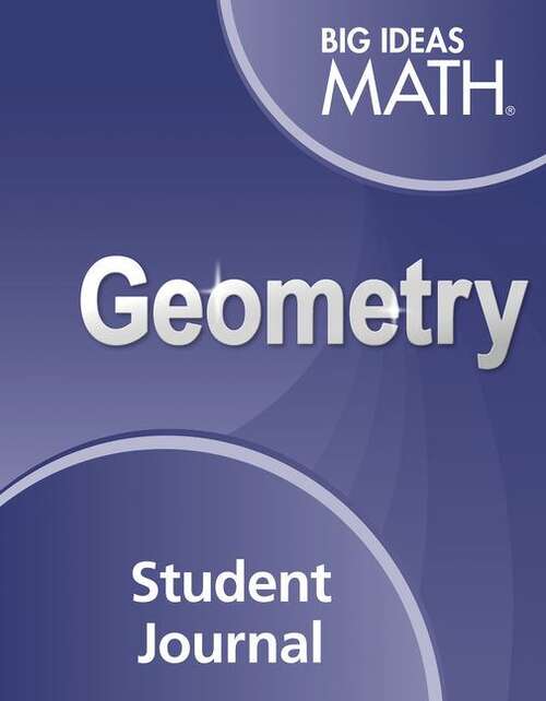 Book cover of Big Ideas Math: Geometry: Student Journal (National Edition)