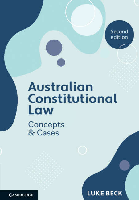 Book cover of Australian Constitutional Law