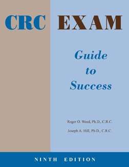 Book cover of CRC Exam Guide to Success (9th edition)