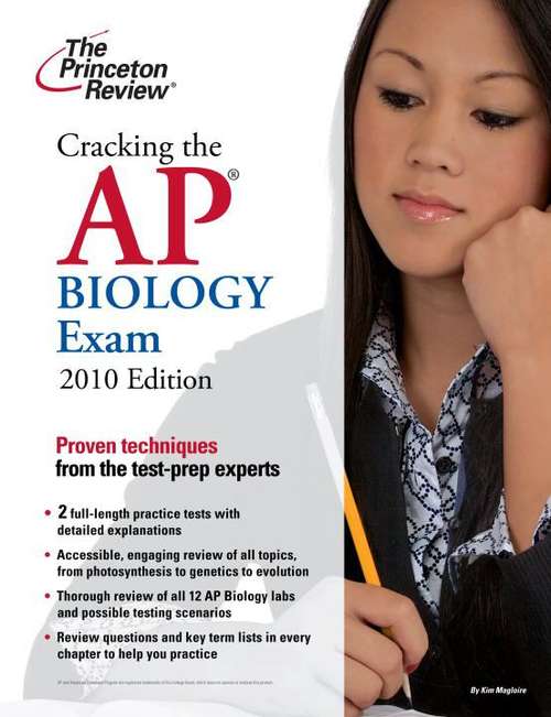 Book cover of Cracking the AP Biology Exam, 2010 Edition