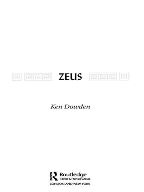 Book cover of Zeus (Gods and Heroes of the Ancient World)