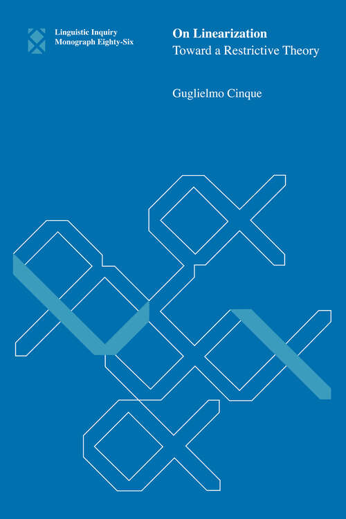 Book cover of On Linearization: Toward a Restrictive Theory