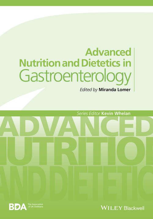 Book cover of Advanced Nutrition and Dietetics in Gastroenterology