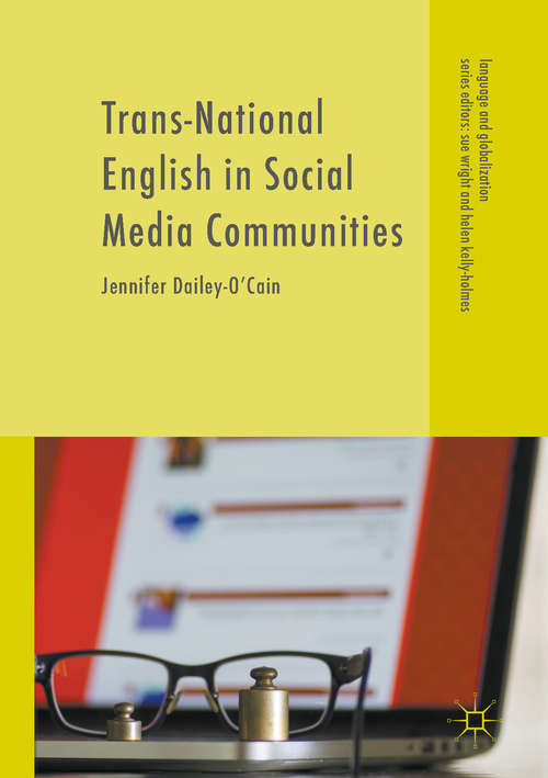 Book cover of Trans-National English in Social Media Communities