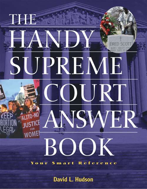 Book cover of The Handy Supreme Court Answer Book