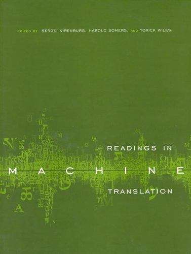 Book cover of Readings in Machine Translation