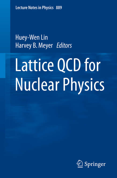 Book cover of Lattice QCD for Nuclear Physics