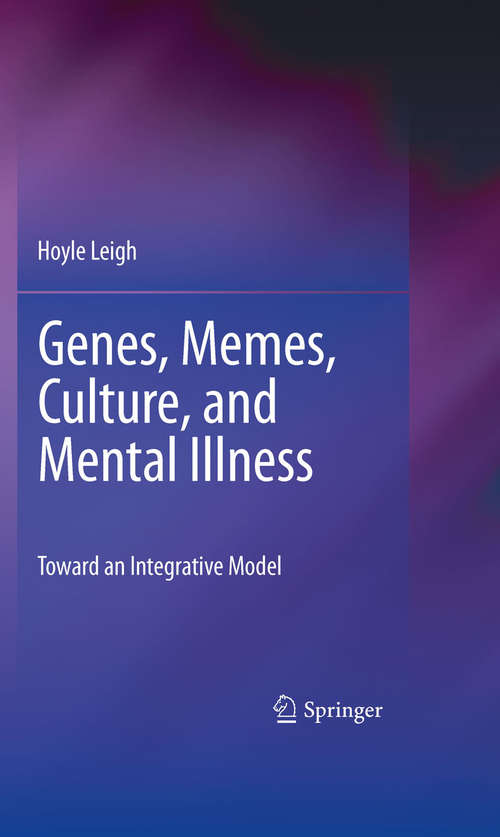 Book cover of Genes, Memes, Culture, and Mental Illness