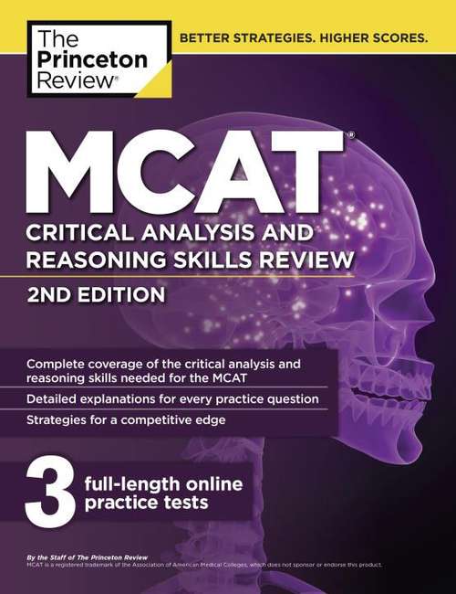 Book cover of Mcat Critical Analysis And Reasoning Skills Review (2)