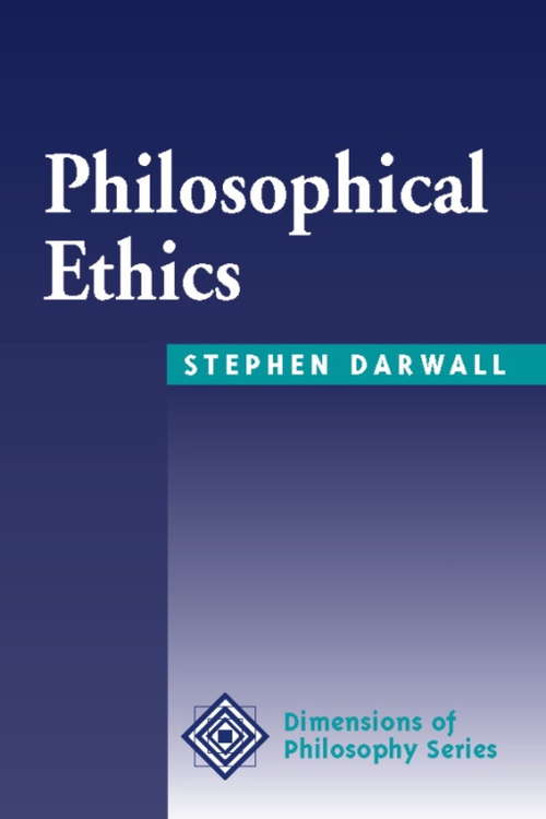 Book cover of Philosophical Ethics