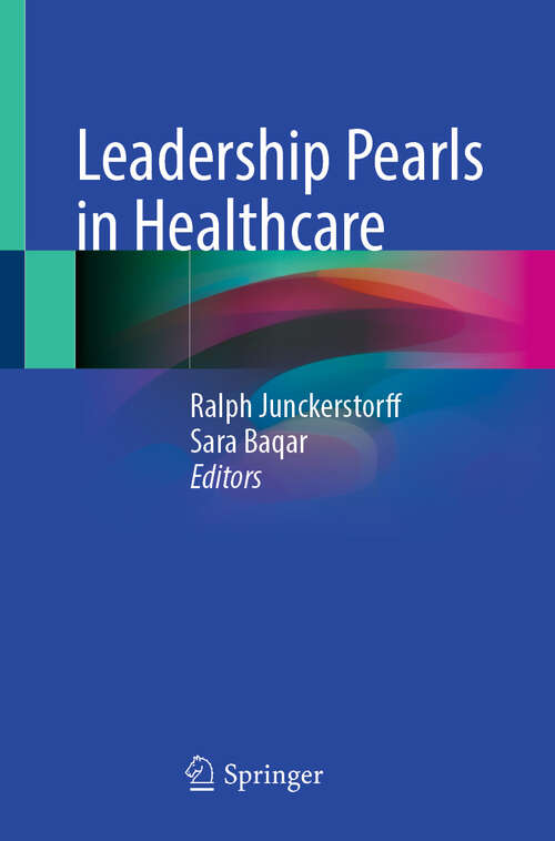 Book cover of Leadership Pearls in Healthcare