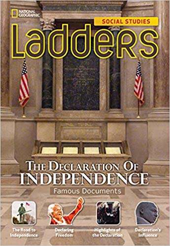 Book cover of The Declaration of Independence: Famous Documents [On-Level] (Ladders Social Studies 5)