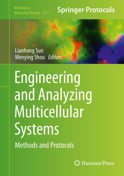 Book cover of Engineering and Analyzing Multicellular Systems