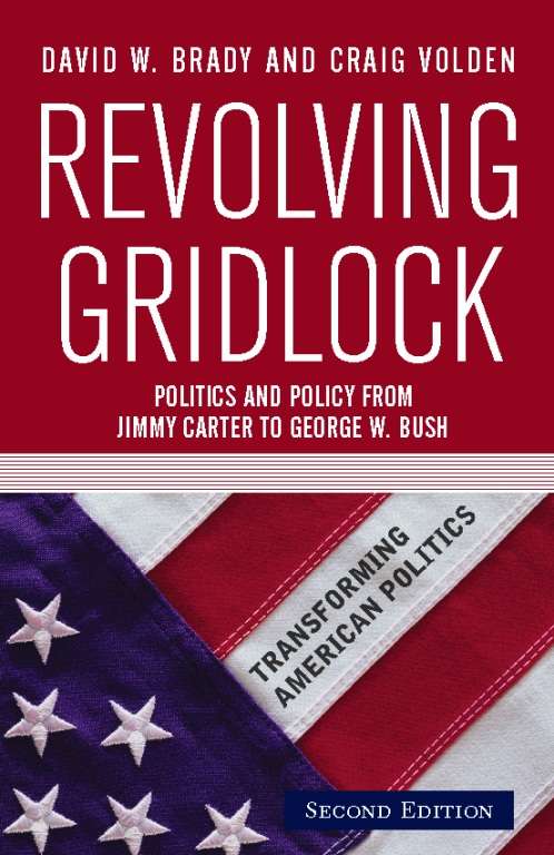 Book cover of Revolving Gridlock: Politics and Policy from Jimmy Carter to George W. Bush